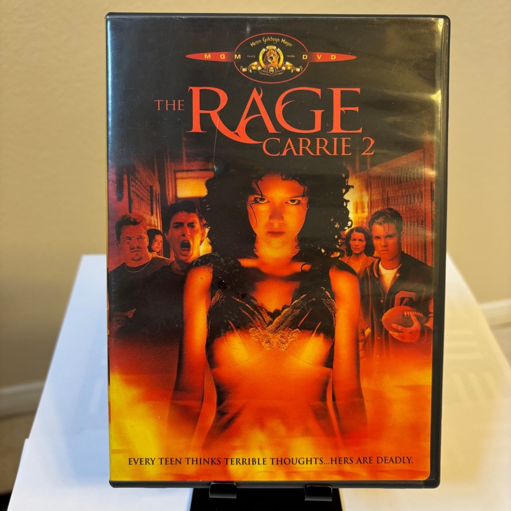 The Rage Carrie 2 DVD 1999 Horror Movie OOP Complete with Insert Emily Bergl